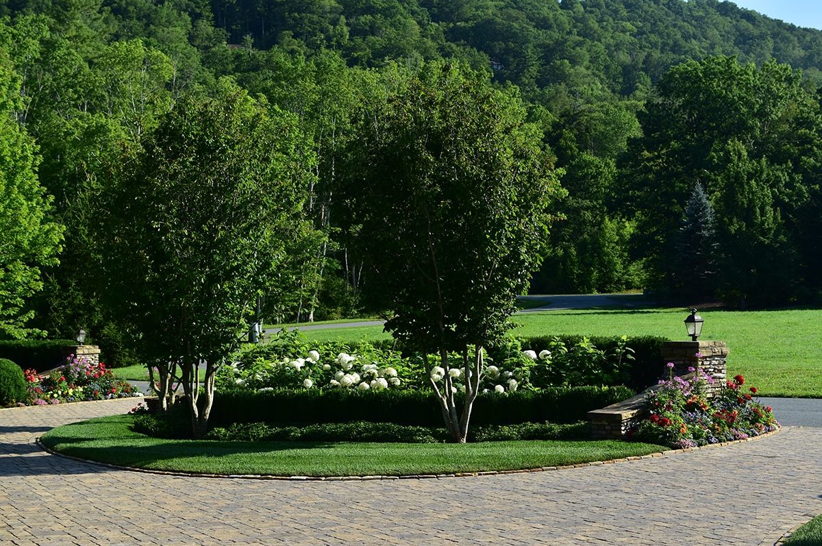 Landscape and stone path design and installation in Linville, NC