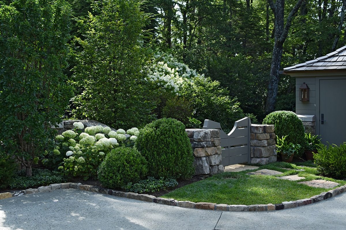 Landscape and stone wall design and installation in Linville, NC