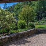 Beautiful Landscape, stone path, stone wall design and installation in Linville, NC