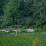 Beautiful Landscape, stone path, stone wall design and installation in Linville, NC