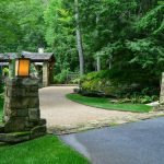 Beautiful Landscape, stone path, stone wall design and installation in Linville, NC