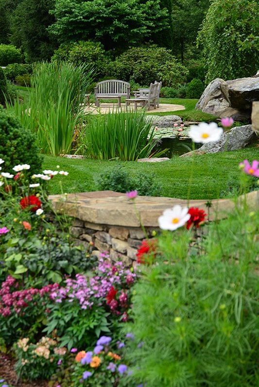 Award-winning high-end landscape design in Linville, NC.